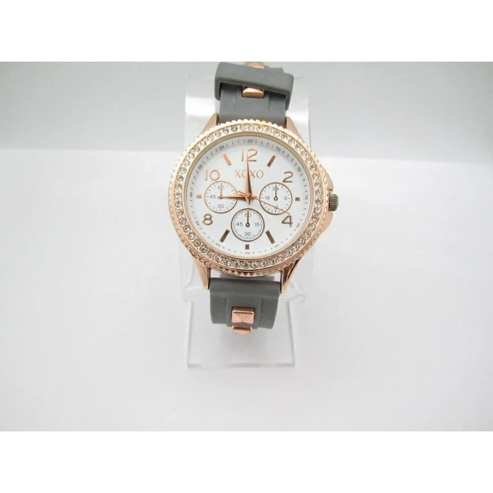 Women XOXO Quartz WR Analog 43mm Dial‎ Causal Round Watch (G528)